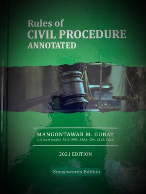 cover image of Rules of Civil Procedure Annotated